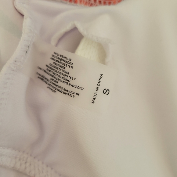 NWT Trangel Floral Ruffle One Piece, Size Small - Picture 8 of 8